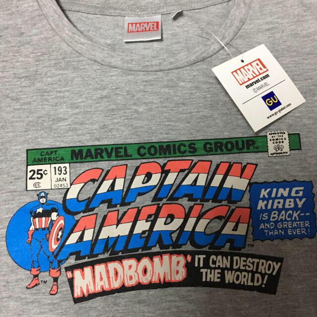 MARVEL(マーベル)のマーベル キャプテンアメリカＴシャツ メンズのトップス(Tシャツ/カットソー(半袖/袖なし))の商品写真