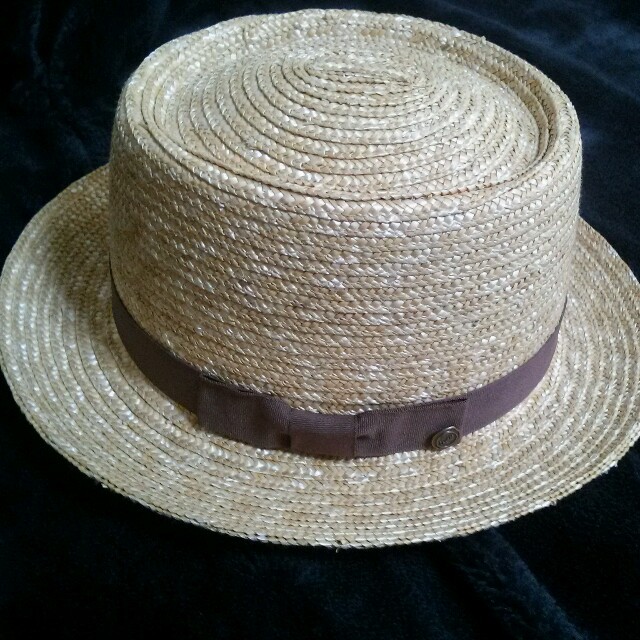 Ungrid(アングリッド)のungrid カンカン帽ベージュ レディースの帽子(ハット)の商品写真