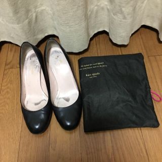 ケイトスペードニューヨーク(kate spade new york)のケイトスペード パンプス 黒 中古(ハイヒール/パンプス)