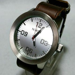 ニクソン(NIXON)の〖ブラック企業様専用〗NIXON CORPORAL SILVER/BROWN(腕時計(アナログ))