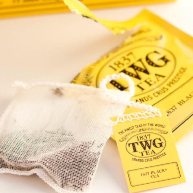 ♡TWG♡1837 Black Tea コットン ティーティーバッグ 食品/飲料/酒の飲料(茶)の商品写真