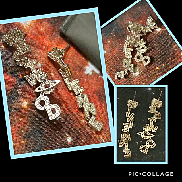 Vivienne ロゴピアス の通販 by m|ヴィヴィアンウエストウッドなら