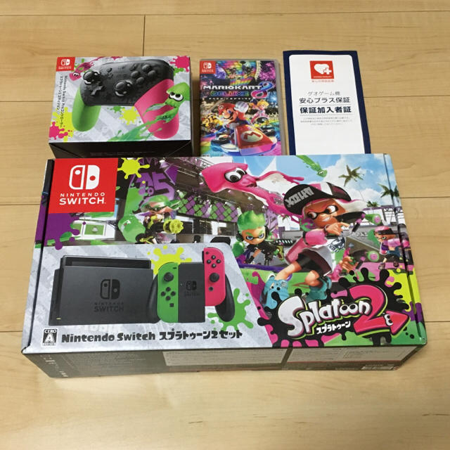 比較的美品 任天堂スイッチ スプラトゥーン2セット マリオカート8