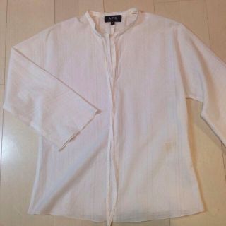 アーペーセー(A.P.C)のA.P.C 白シャツ(シャツ/ブラウス(長袖/七分))