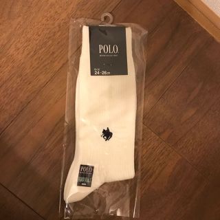 ポロラルフローレン(POLO RALPH LAUREN)の新品未使用  POLO ソックス 白(その他)