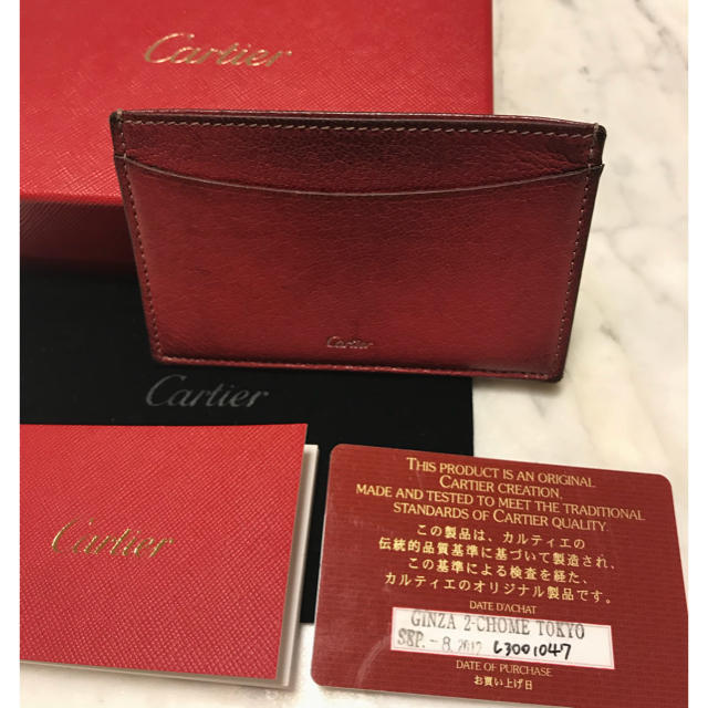 Cartier(カルティエ)の正規品☆カルティエ/パスケース・カードケース レディースのファッション小物(名刺入れ/定期入れ)の商品写真