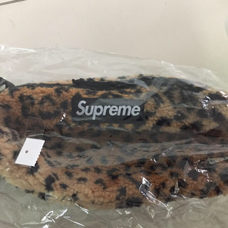 シュプリーム(Supreme)のsupreme leopard fleece waist bag yellow(ウエストポーチ)