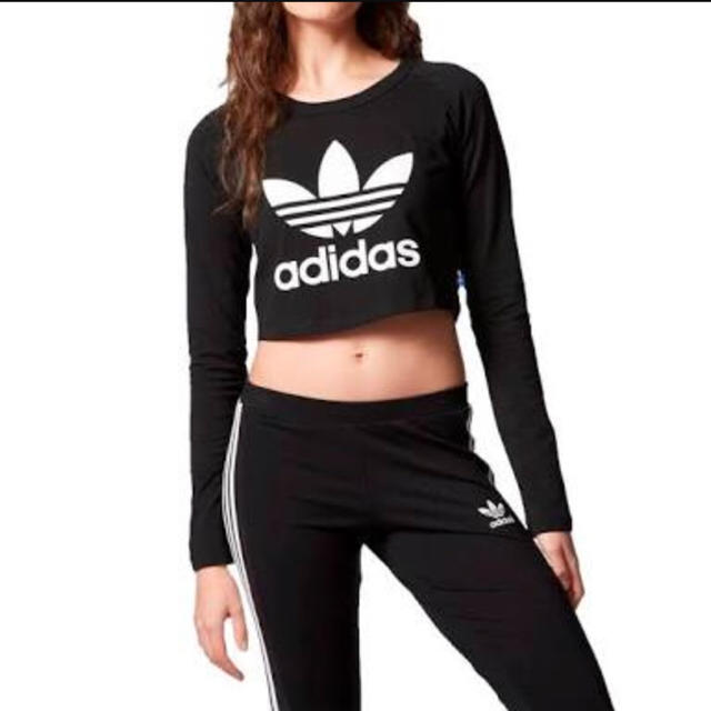 adidas(アディダス)のadidas☆ショート丈トップス レディースのトップス(カットソー(長袖/七分))の商品写真