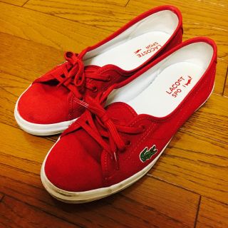 ラコステ(LACOSTE)のラコステ♡スニーカー(スニーカー)