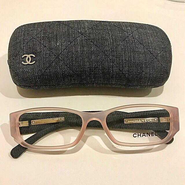 CHANEL デニム眼鏡フレーム 眼鏡ケース 若者の大愛商品 www