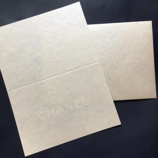 シャネル(CHANEL)のCHANEL メッセージカード(カード/レター/ラッピング)