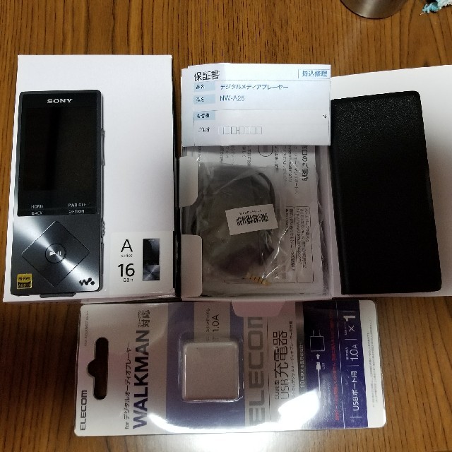 オプション付☆保証残りあり！美品SONYウォークマンNW-A25ブラック16GB