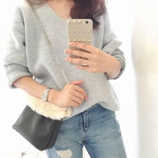 ザラ(ZARA)の完売品ZARA ファーチェーンバッグ(ハンドバッグ)