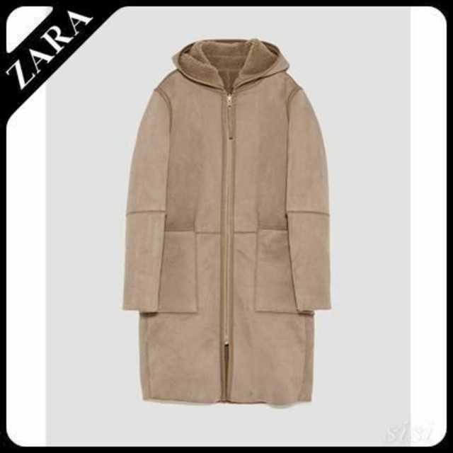 ZARA☆今季新作リバーシブルムートンコート