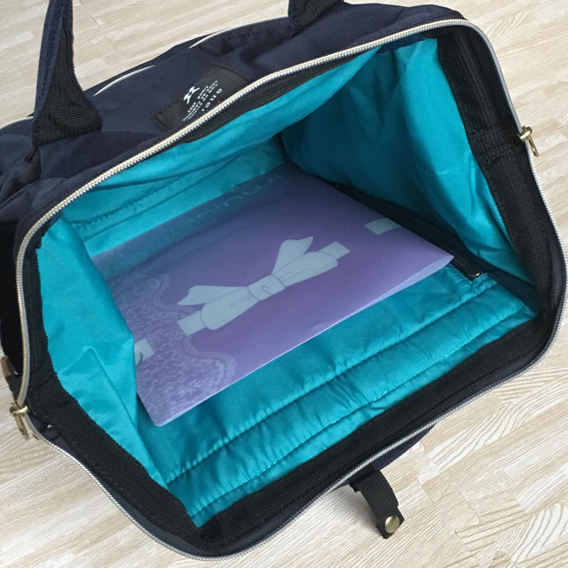 anello(アネロ)の【新品未使用】anello  リュック  ネイビー レディースのバッグ(リュック/バックパック)の商品写真