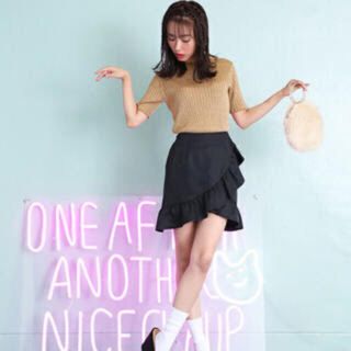 ワンアフターアナザーナイスクラップ(one after another NICE CLAUP)のフリルスカート(ミニスカート)