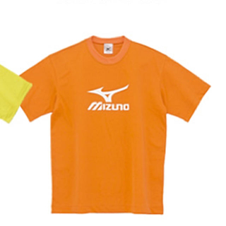 ミズノ(MIZUNO)のミズノドライ素材Tシャツ オレンジ(ウェア)