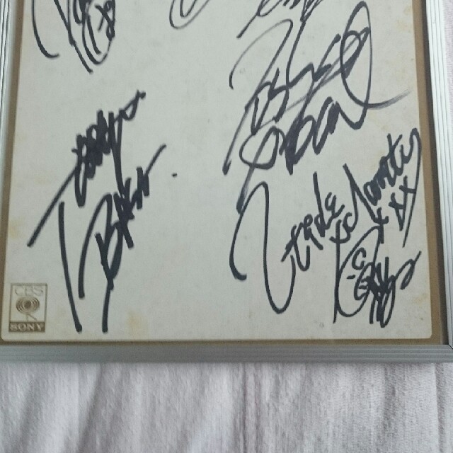 X Japan(X時代の)サイン色紙 X Japan(X時代の)サイン色紙