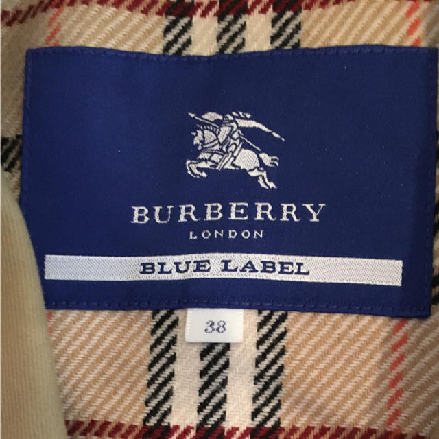 BURBERRY BLUE LABEL(バーバリーブルーレーベル)の【美品】Burberryブルーレーベル ライナー付 トレンチコート レディースのジャケット/アウター(トレンチコート)の商品写真