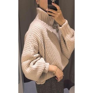 エイチアンドエム(H&M)のインスタで話題のH&Mチャンキーニットブラック(ニット/セーター)