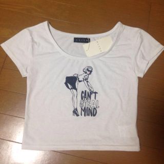 アンビー(ENVYM)のENVYMショート丈トップス新品アンビー(Tシャツ(半袖/袖なし))