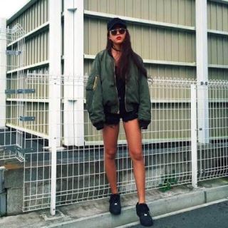 マウジー(moussy)の中綿増量版 vintage ma-1(ブルゾン)