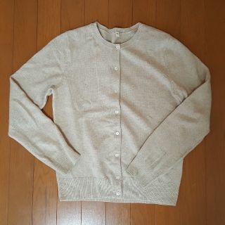 ムジルシリョウヒン(MUJI (無印良品))の【美品】カシミヤカーディガンMサイズ　無印　カシミア100%(カーディガン)