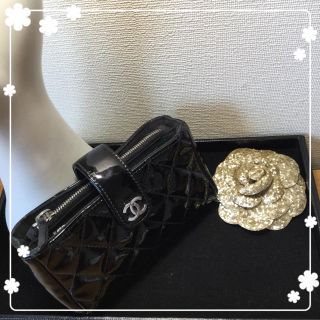 シャネル(CHANEL)の【CHANEL】エナメルマトラッセA48227ミニポーチ／クラッチ✨レア(コインケース)