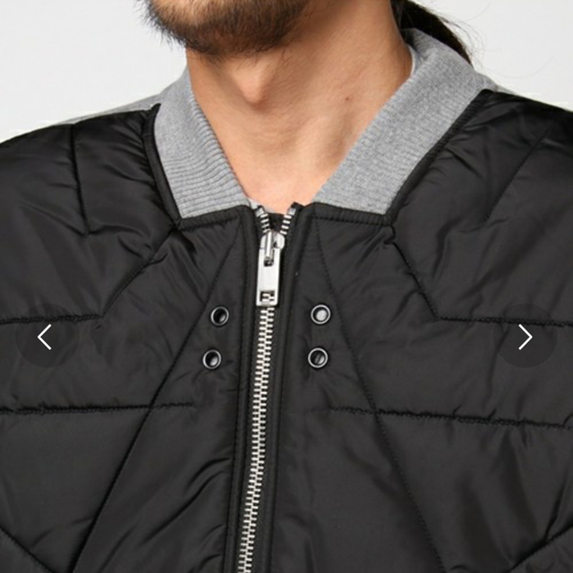 DIESEL(ディーゼル)のDIESELジップアップスウェットブルゾン定価¥41040 メンズのジャケット/アウター(ダウンジャケット)の商品写真