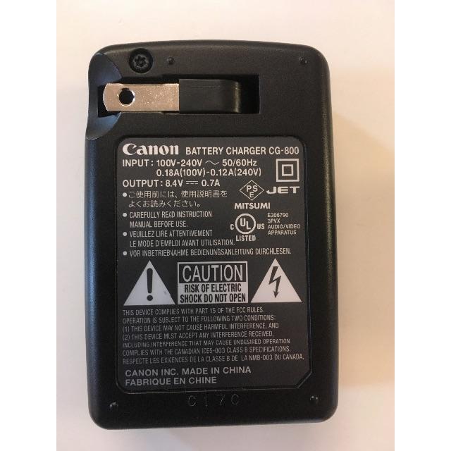 Canon(キヤノン)のバッテリー充電器 スマホ/家電/カメラのカメラ(ビデオカメラ)の商品写真