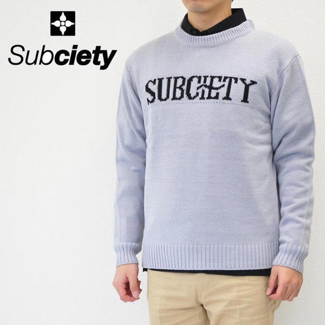 Subciety(サブサエティ)のL) 新品 未使用 Subciety サブサエティ セーター ニット メンズのトップス(ニット/セーター)の商品写真