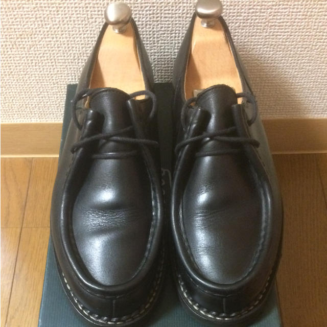 Paraboot(パラブーツ)の【Paraboot】Michael ミカエル Noir 41 純正シューツリー付 メンズの靴/シューズ(スリッポン/モカシン)の商品写真