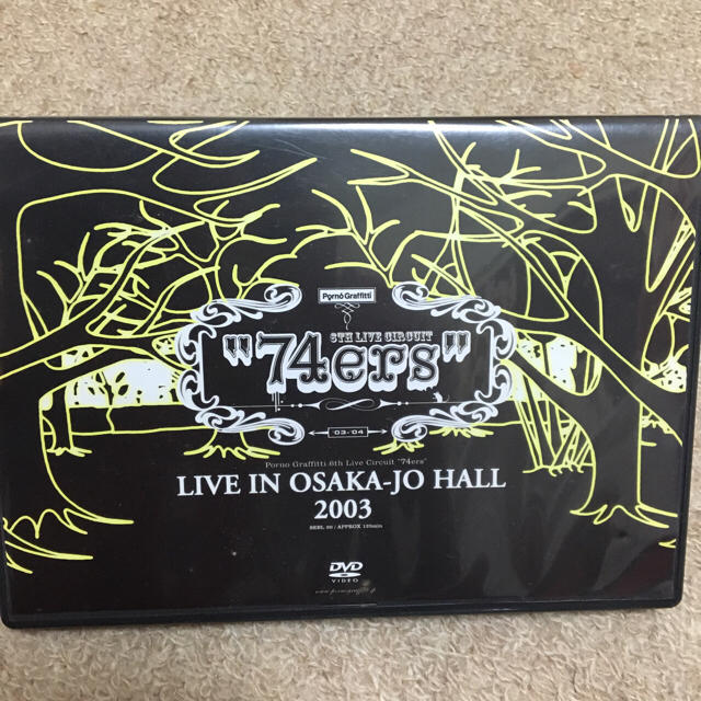エンタメホビー74ers　LIVE　IN　OSAKA-JO　HALL　2003 DVD