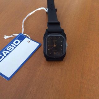 カシオ(CASIO)のCASIOシリコンウォッチ ブラック(腕時計)