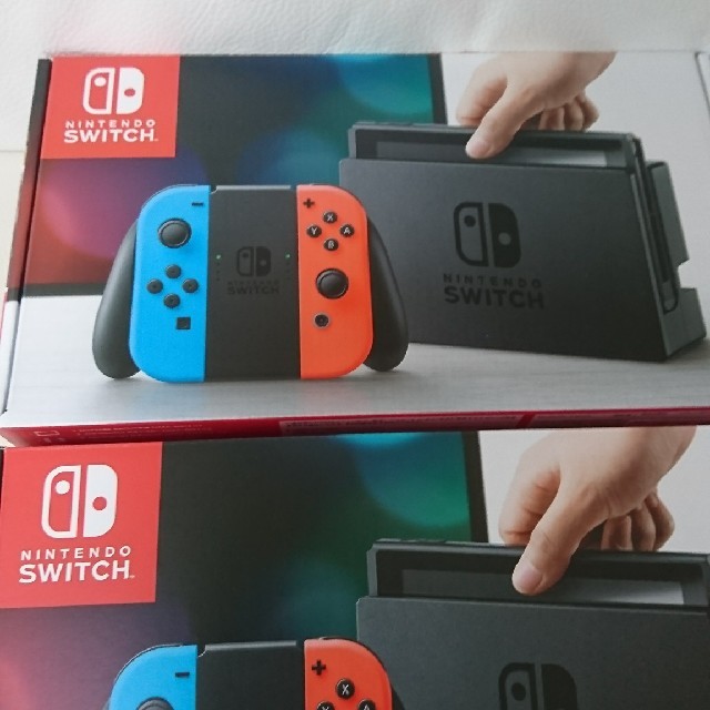 Nintendo Switch - 【2台セット新品未使用送料込み】ニンテンドースイッチ ネオンカラー