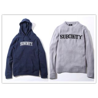 サブサエティ(Subciety)のL)セット) 新品 未使用 Subciety サブサエティ ニット パーカー(パーカー)