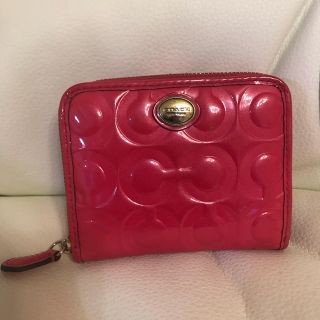 コーチ(COACH)の【美品】coach 二つ折り財布(折り財布)