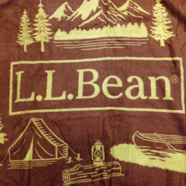 L.L.Bean(エルエルビーン)のL.L.Bean ブランケット エルエルビーン 膝掛け 非売品 高島屋  レディースのファッション小物(その他)の商品写真