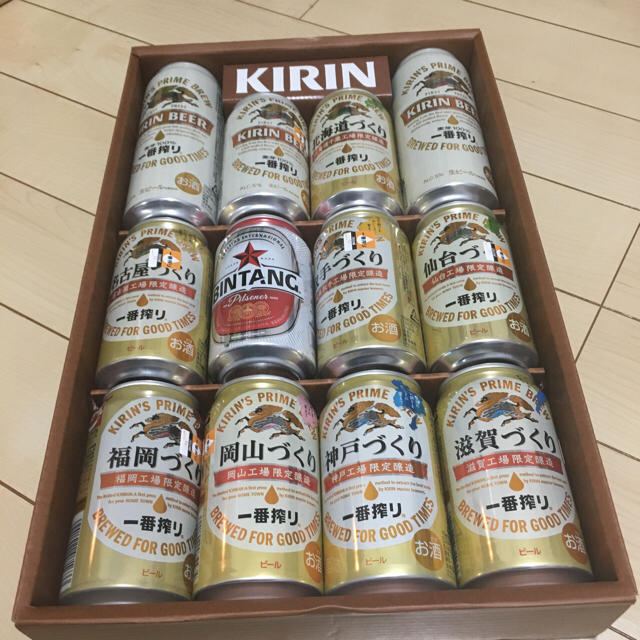 キリン(キリン)のKIRIN一番搾り 詰め合わせセット♡ビール 食品/飲料/酒の酒(ビール)の商品写真