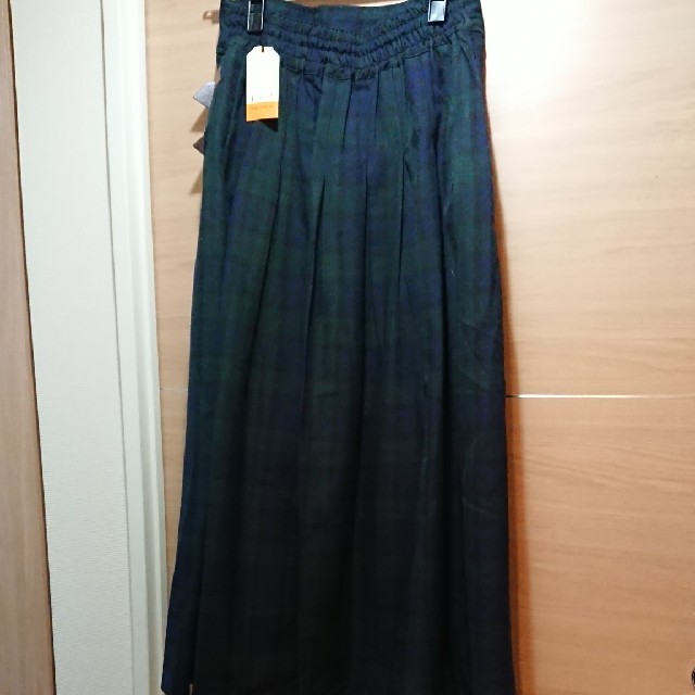 anuenue7様専用   チェックロングスカート レディースのスカート(ロングスカート)の商品写真