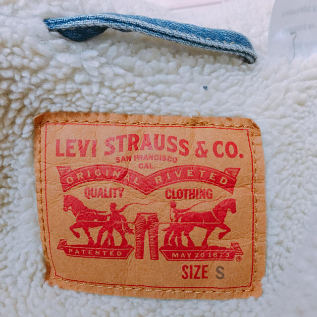 Levi's(リーバイス)のLevi's  ボアデニムジャケット メンズのジャケット/アウター(Gジャン/デニムジャケット)の商品写真