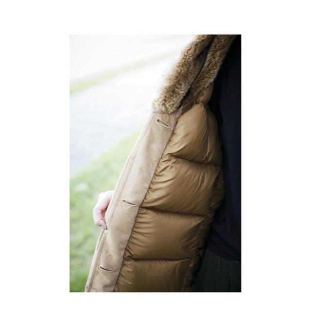 FELISSIMO(フェリシモ)のサニークラウズ フェイクスエード ダウンコート レディースのジャケット/アウター(ダウンコート)の商品写真