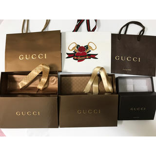 グッチ(Gucci)のGUCCI 空箱 ＋ ショップ袋  3セット(ショップ袋)