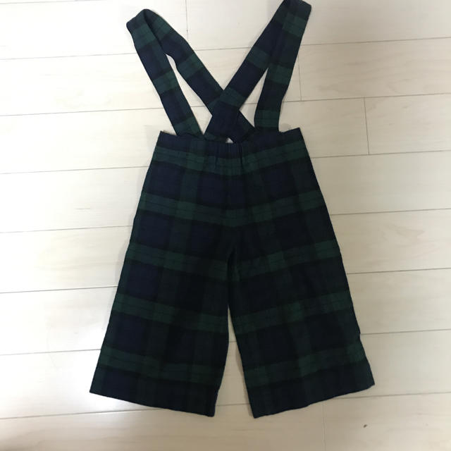 GLOBAL WORK(グローバルワーク)のキッズ 100  チェックのワイドパンツ キッズ/ベビー/マタニティのキッズ服女の子用(90cm~)(パンツ/スパッツ)の商品写真