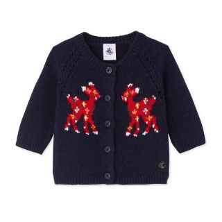 プチバトー(PETIT BATEAU)の【 flower 様専用 】プチバトー  カーディガン  24M （86㎝）(その他)