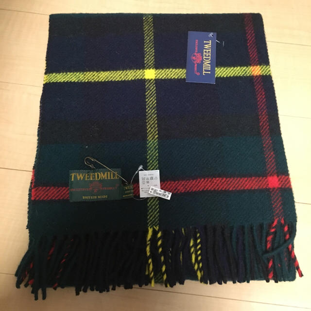 ☆新品・未使用☆TWEED MILL 大判ストール ブランケット マフラー