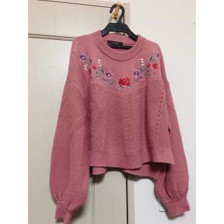 ダブルクローゼット(w closet)のw closet 刺繍ニット(ニット/セーター)