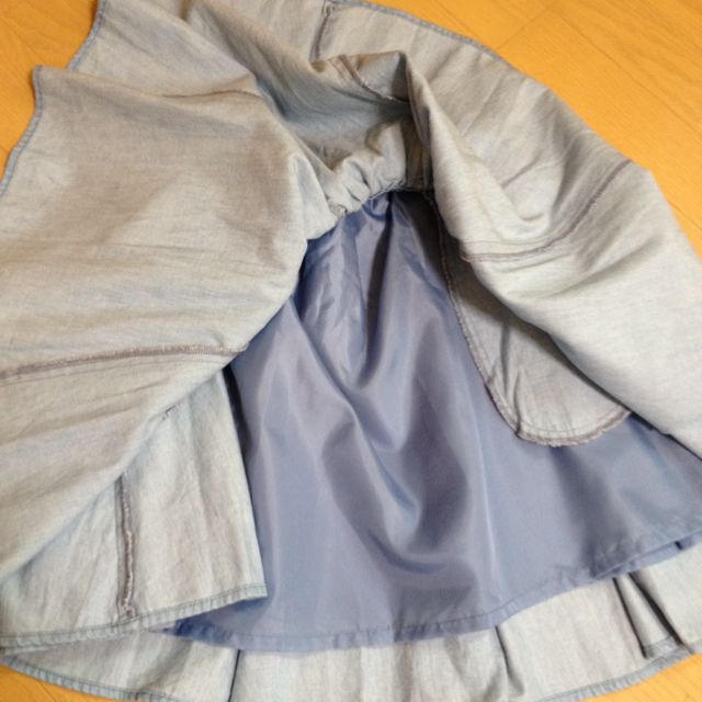 LOWRYS FARM(ローリーズファーム)のデニム風スカート レディースのスカート(ミニスカート)の商品写真
