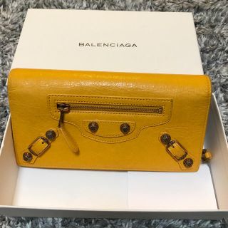 バレンシアガ(Balenciaga)のバレンシアガ 長財布 イエロー(財布)