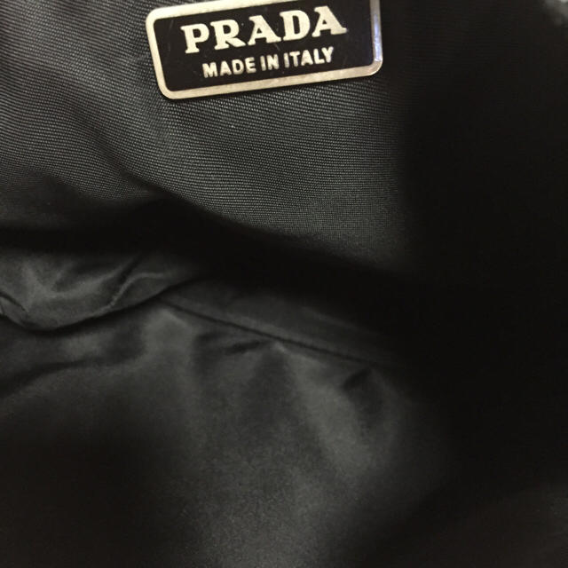 PRADA(プラダ)の正規品☆PRADA○n＆n様専用★アクセサリーバック☆ブラック☆プレート レディースのファッション小物(ポーチ)の商品写真